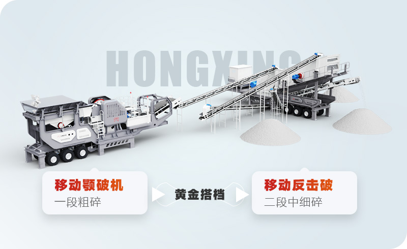 靈活現(xiàn)場，可自由專場的巖石移動(dòng)破碎站全圖
