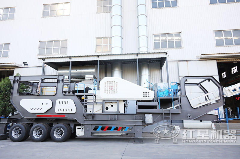 車載移動(dòng)顎破機(jī)，給料粗碎一體機(jī) 