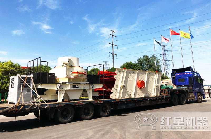 專車運(yùn)輸，提供全套大理石廢料制砂機(jī)設(shè)備