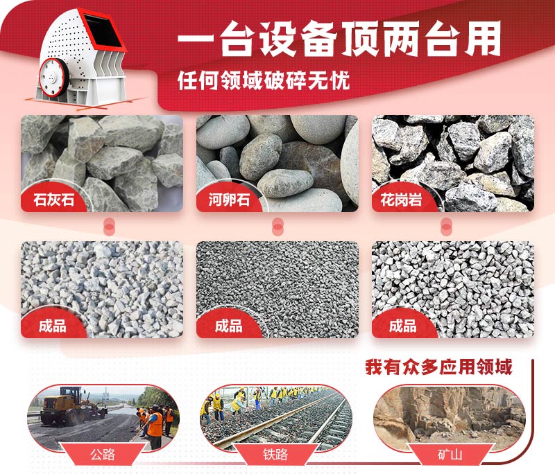 一次成型，破碎效率高
